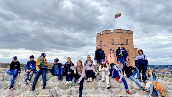 4B klasės mokiniai vyko į ekskursiją po Vilniaus miestą